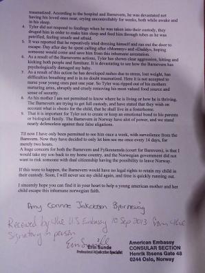 [VIDEO] White House helpless. Film Patriot24.net about the drama of American mother in Norway shocked the world