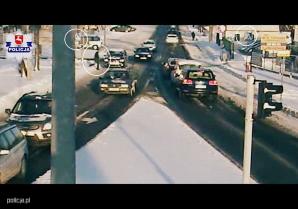 Wyprzedzał na przejściu potrącił pieszego! 