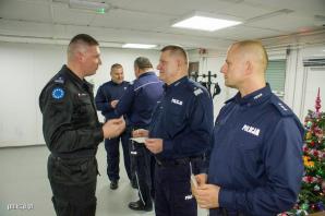 Kosowo: Delegacja z Komendy Głównej Policji ze świąteczną wizytą w JSPP w Kosowie