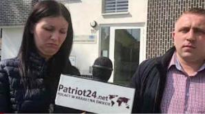 [VIDEO] - Raus! - tym agresywnym rozkazem niemiecki policjant wypchnął naszego redaktora sprzed siedziby Jugendamt w Sulzbach/Saar! Rodzice nie odzyskali dziś 8-letniego Adasia! Szok w Polsce i Niemczech!