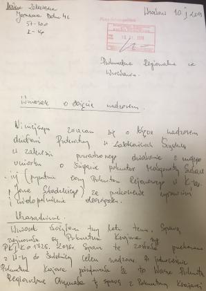 [VIDEO] Prokuraturę Regionalną we Wrocławiu poprosiła o nadzór, nad wnioskiem o ściganie Prokurator Małgorzaty Sałackiej z Kłodzka, miejscowa pracodawczyni Bożena Zalewska. Bo działania trwają już 3 lata i końca nie widać!