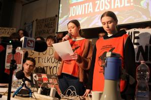 Akademik Jowita zostaje! Spotkanie ministra Dariusza Wieczorka z władzami UAM i protestującymi studentami