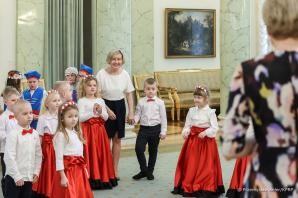 Wielkanocne warsztaty w Pałacu Prezydenckim. Spotkanie z przedszkolakami z Pilawy