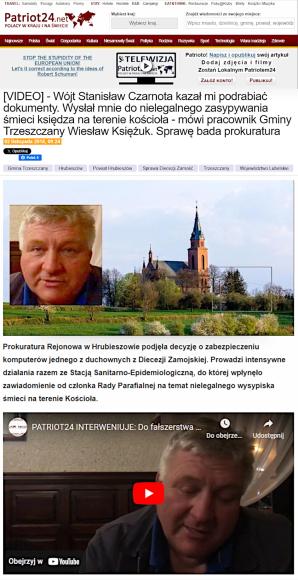 RUTKOWSKI: Nowa Wójt w Trzeszczanach! Koniec rządów skazanego  Stanisława Cz. i uznanego winnym przestępstwa tymczasowego zarządcy Pawła L. Koniec prześladowania prawdomównego robotnika Wiesława Księżuka i seniorów!