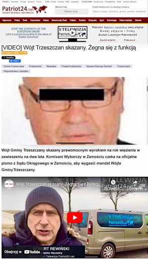 RUTKOWSKI: Nowa Wójt w Trzeszczanach! Koniec rządów skazanego  Stanisława Cz. i uznanego winnym przestępstwa tymczasowego zarządcy Pawła L. Koniec prześladowania prawdomównego robotnika Wiesława Księżuka i seniorów!