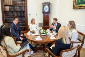 Wizytę u Marszałka Sejmu złożył Ambasador Szwecji