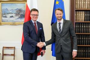 Wizytę u Marszałka Sejmu złożył Ambasador Szwecji