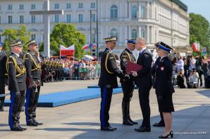 [VIDEO] Udział Pary Prezydenckiej w obchodach Dnia Strażaka