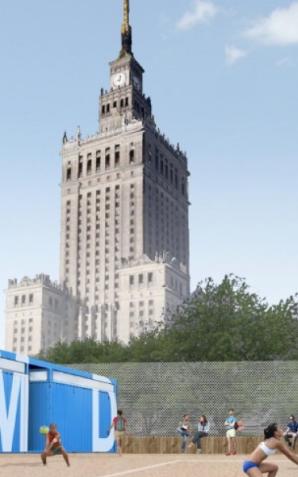 Plażowanie w samym centrum Warszawy! Cztery piaszczyste boiska oraz miejska plaża