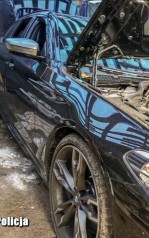 Luksusowe BMW skradzione w Niemczech odzyskali lubuscy Policjanci