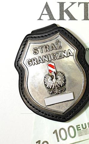 Próbował przekupić funkcjonariuszy SG. Mężczyzna miał ze sobą podrobione litewskie i duńskie prawa jazdy.