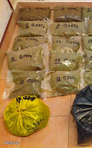Wyeliminowali z czarnego rynku blisko 20 kg narkotyków