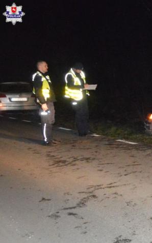 Zatrzymał się dopiero po strzałach w opony