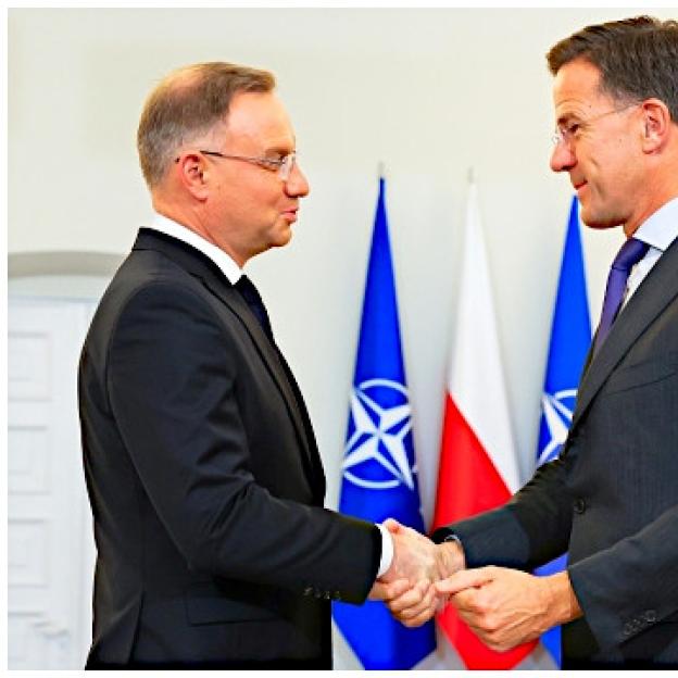 [VIDEO] Spotkanie Prezydenta RP z Sekretarzem Generalnym NATO