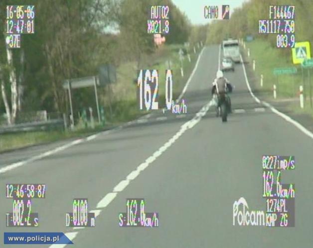 Gorzów Wlkp.: Szaleńczy rajd motocyklem. Jechał bez uprawnień