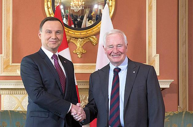 Spotkanie Prezydenta z Gubernatorem Generalnym Kanady
