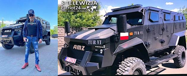 [VIDEO] Biuro Rutkowski odbiera 10-tony pojazd pancerny TUR VI od AMZ - Kutno S.A. - briefing prasowy 5 sierpnia br. w Kutnie