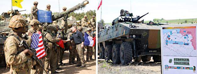 [VIDEO] Ćwiczenia DEFENDER–Europe 22. Prezydent RP Andrzej Duda w okolicach miejscowości Nowogród obserwował współdziałanie wojsk z Polski, Stanów Zjednoczonych, Francji oraz Szwecji