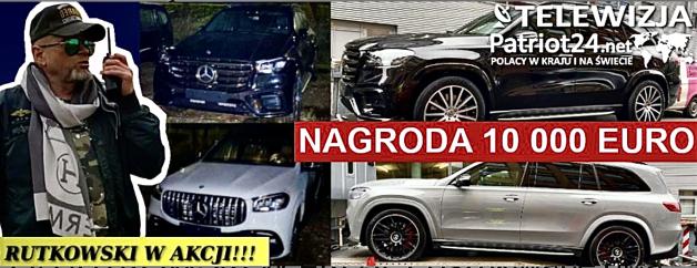 [VIDEO] RUTKOWSKI W AKCJI: Poszukiwane dwa skradzione Mercedesy klasy AMG-GLS. Nagroda 10 000 EURO