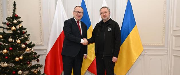 Spotkanie Ministra Sprawiedliwości Prokuratora Generalnego Adama Bodnara z Prokuratorem Generalnym Ukrainy Adriyem Kostinem