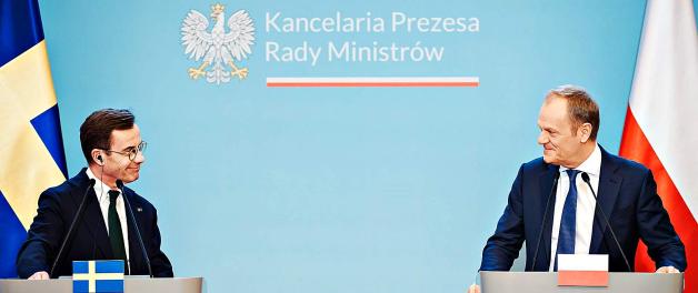 [VIDEO] Premier Donald Tusk spotkał się w Kancelarii Prezesa Rady Ministrów z szefem szwedzkiego rządu Ulfem Kristerssonem