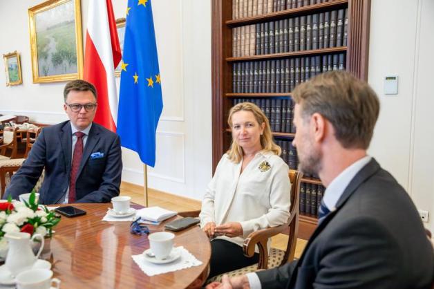 Wizytę u Marszałka Sejmu złożył Ambasador Szwecji