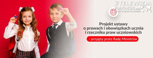 Rząd przyjął projekt ustawy o prawach i obowiązkach ucznia